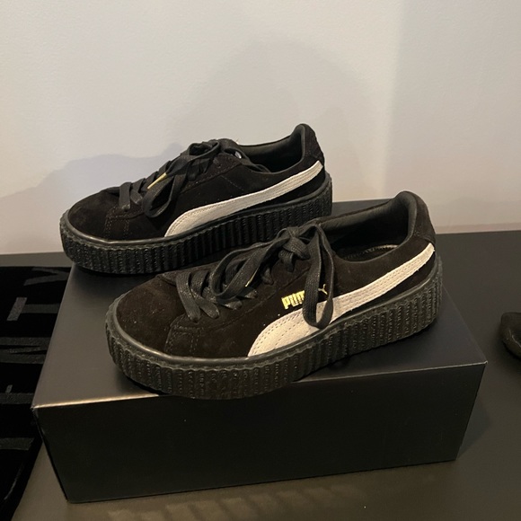 Women’s puma Fentyx Wmns Suede Creeper OG 'Black' - Picture 4 of 10